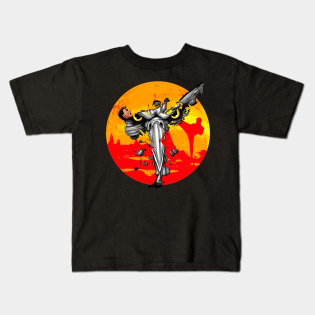 Eagle Warrior Kids T-Shirt by KingsLightStore